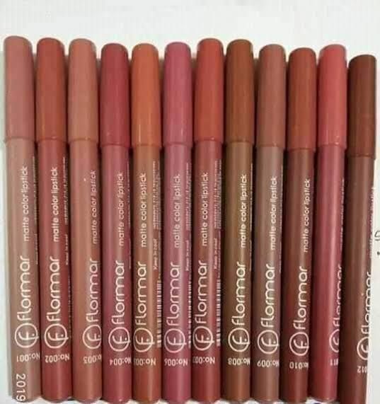 Picture of Flormar Long Lasting Matte Lipstick Pencils Set (6 Pcs)
