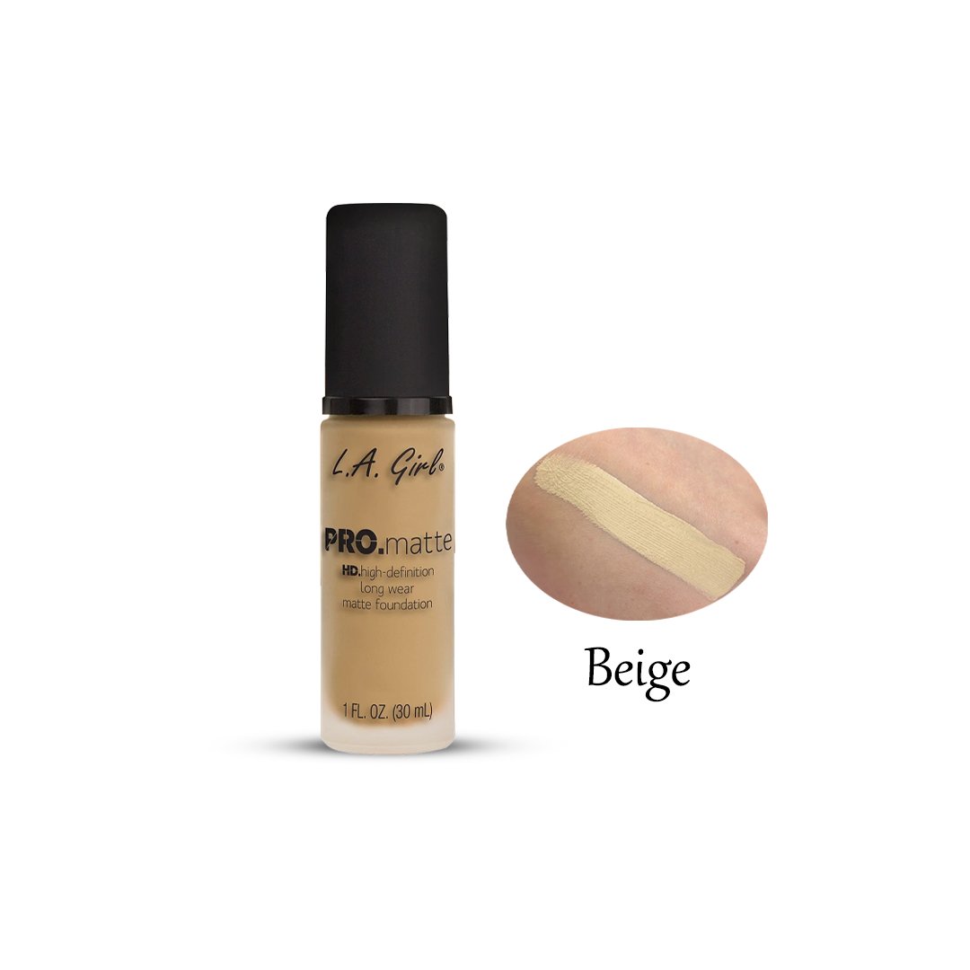 Picture of L.A. Girl Pro Matte HD Long Wear Foundation (30ml) - GLM673 Beige