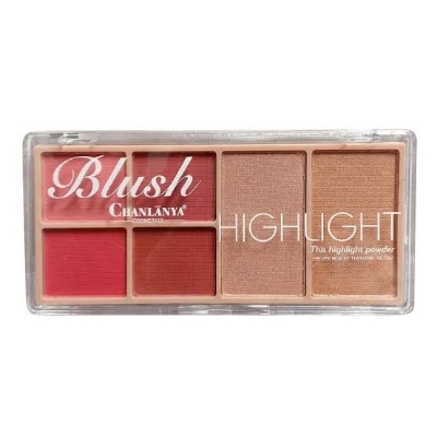 Picture of Chanlanya 6 Color Blush Expert & Highlighter Palette