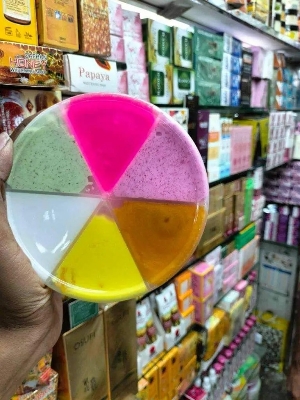 Picture of 6 in 1 Vip Rainbow Combo Face Pack - 500 gm