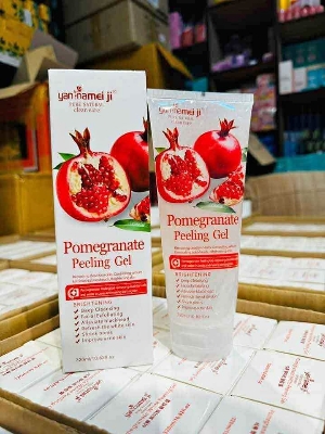 Picture of 320ml Pomegranate Apple Cucumber Essence Facial Non-irritating Exfoliating Gel peeling gel skin care deep cleansing gel