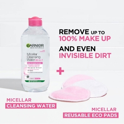  Garnier Skin Naturals Micellar Cleansing Water All-in-1 For Sensitive Skin 400ml 