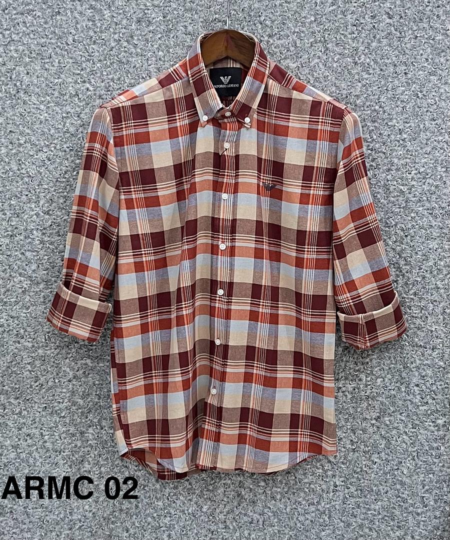 Picture of Armani Check Shirt 02