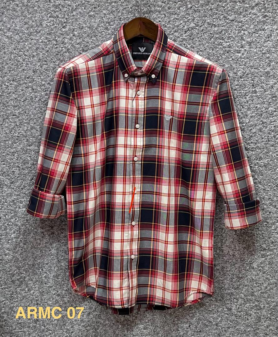 Picture of Armani Check Shirt 07