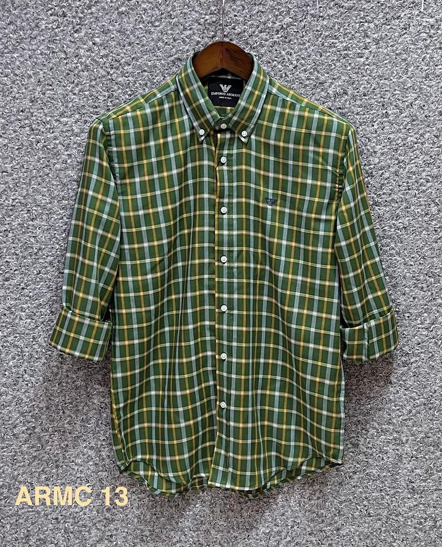 Picture of Armani Check Shirt 13