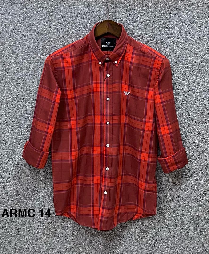Picture of Armani Check Shirt 14