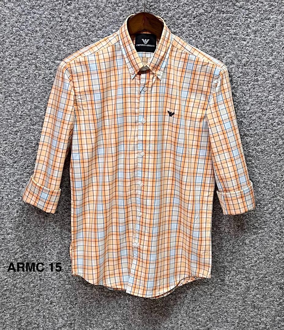 Picture of Armani Check Shirt 15