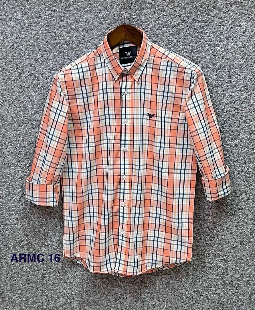 Picture of Armani Check Shirt 16