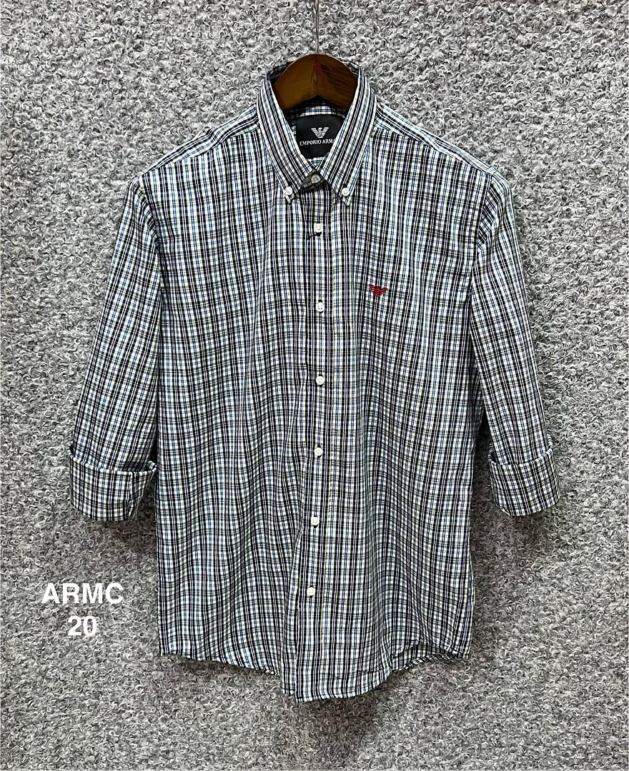 Picture of Armani Check Shirt 20