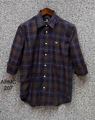 Picture of Armani Check Shirt 207