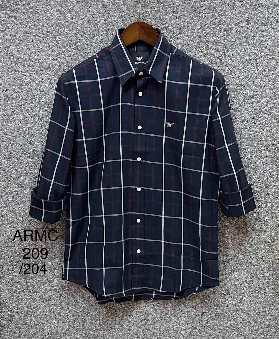 Picture of Armani Check Shirt 209