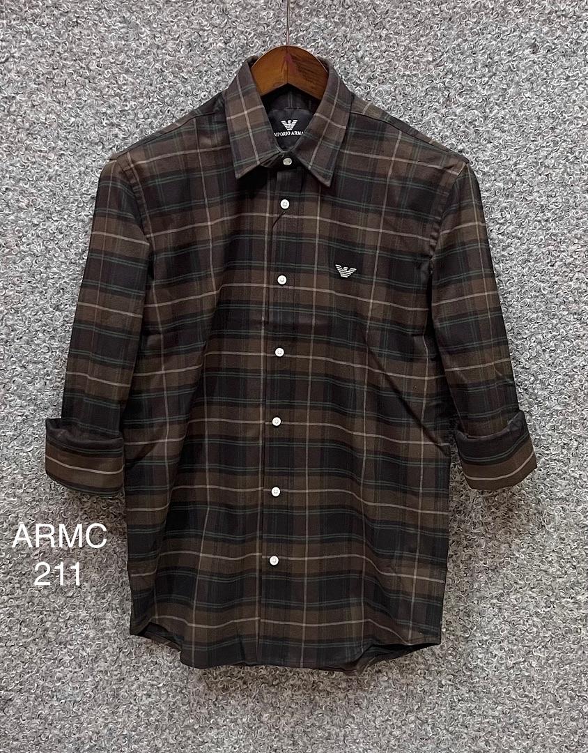 Picture of Armani Check Shirt 211