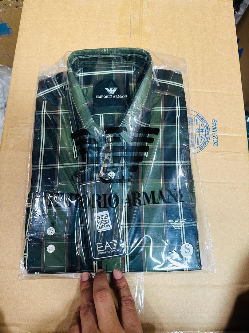 Picture of Armani Check Shirt 212