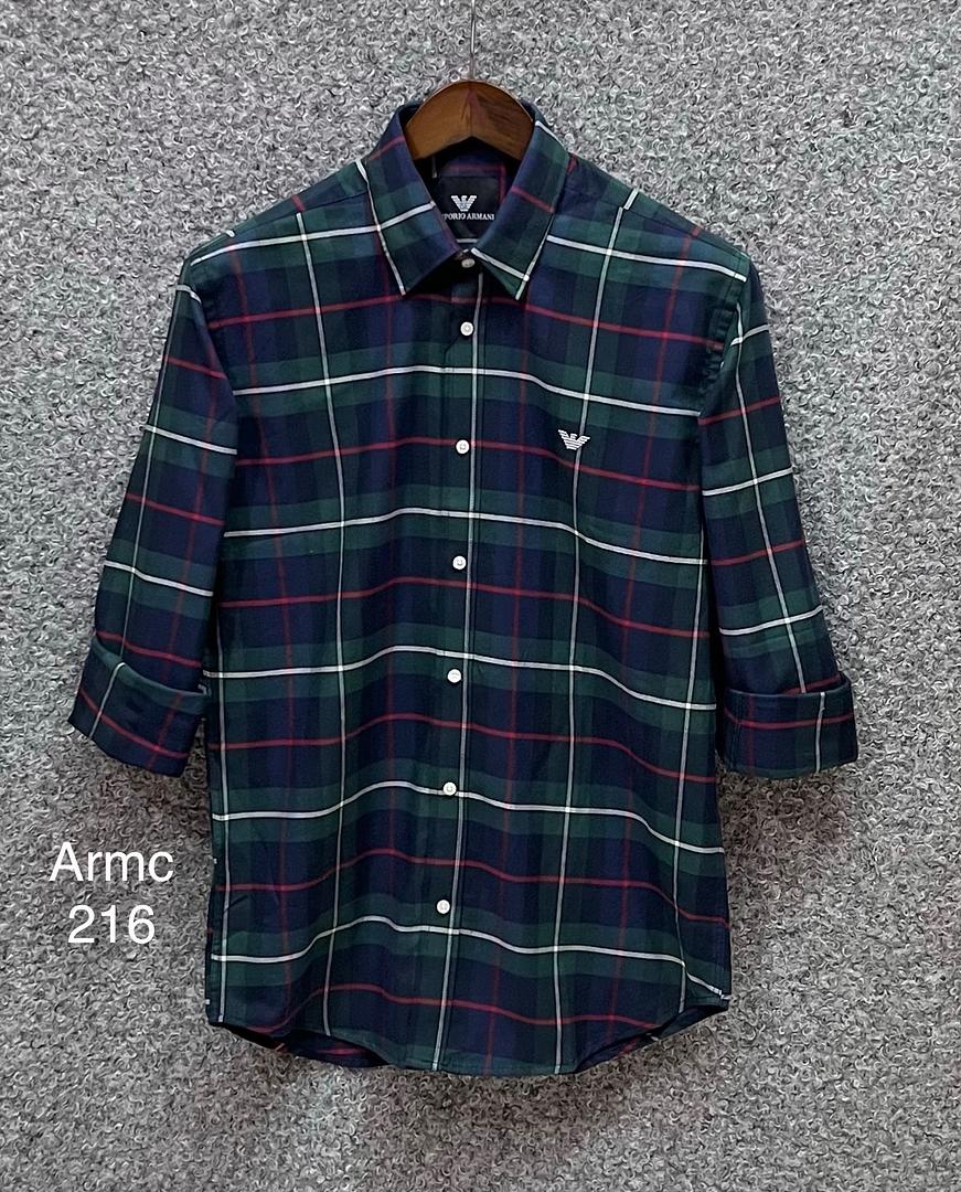 Picture of Armani Check Shirt 216