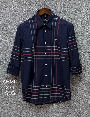 Picture of Armani Check Shirt 226