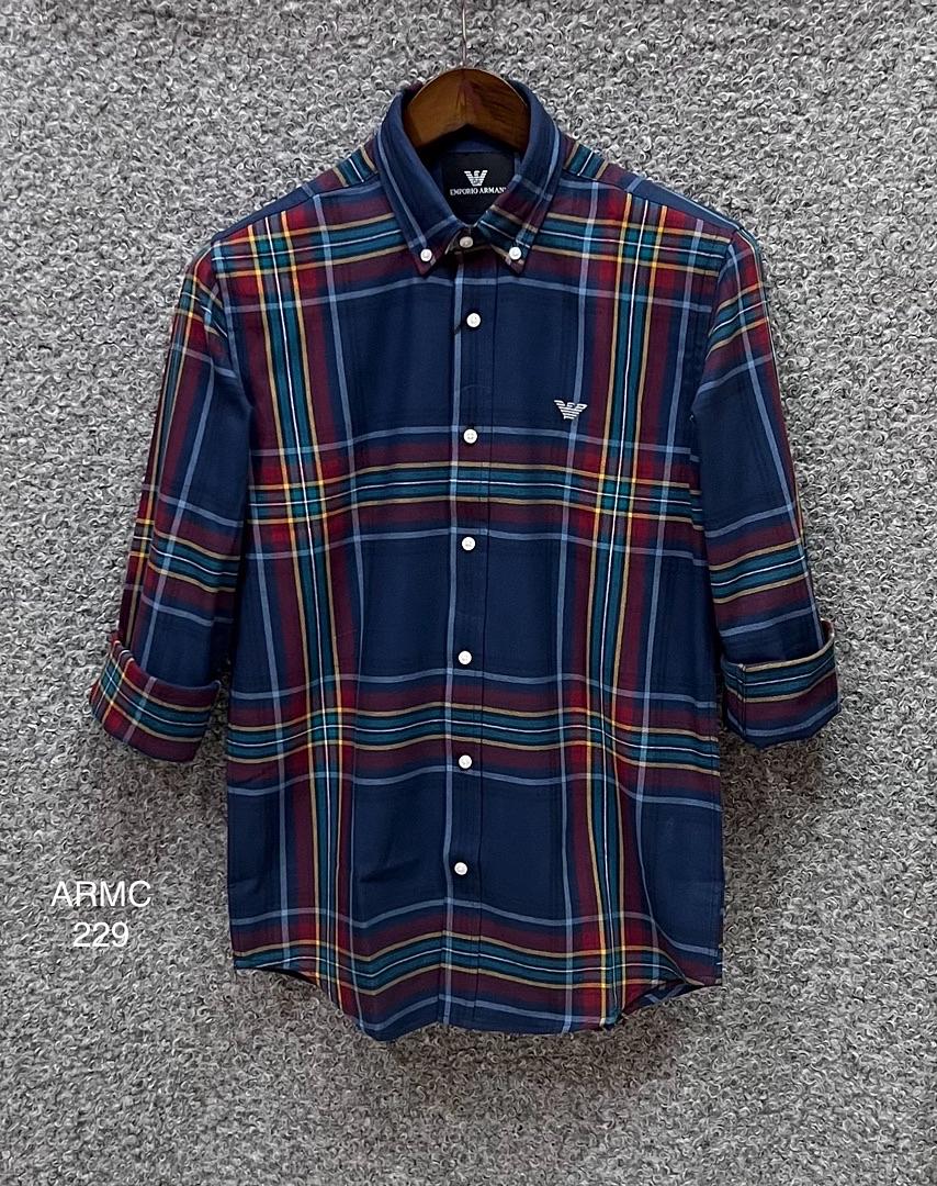Picture of Armani Check Shirt 229