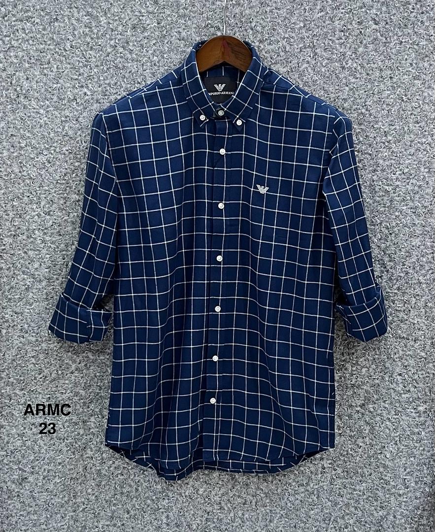 Picture of Armani Check Shirt 23