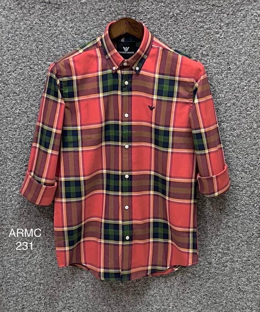 Picture of Armani Check Shirt 231