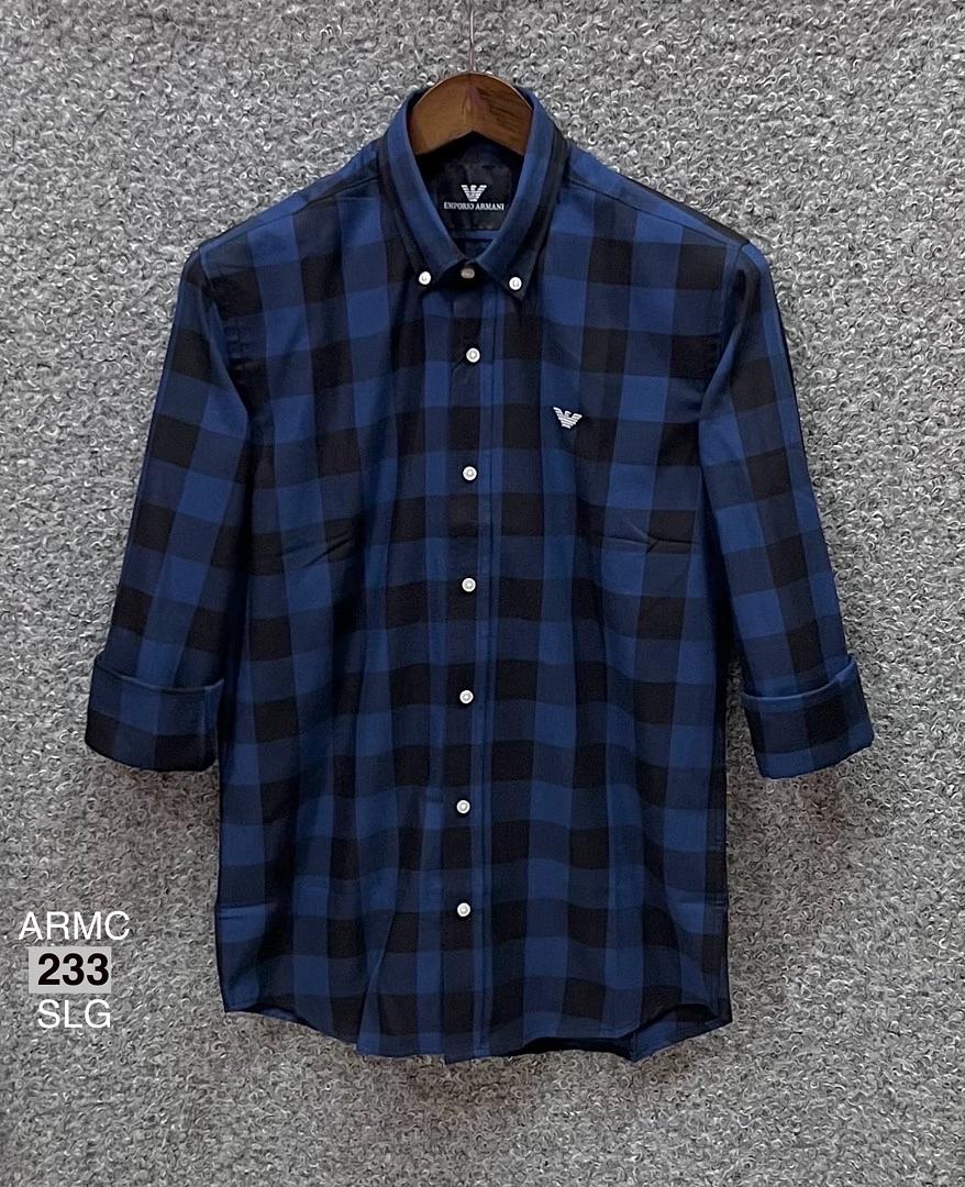 Picture of Armani Check Shirt 233