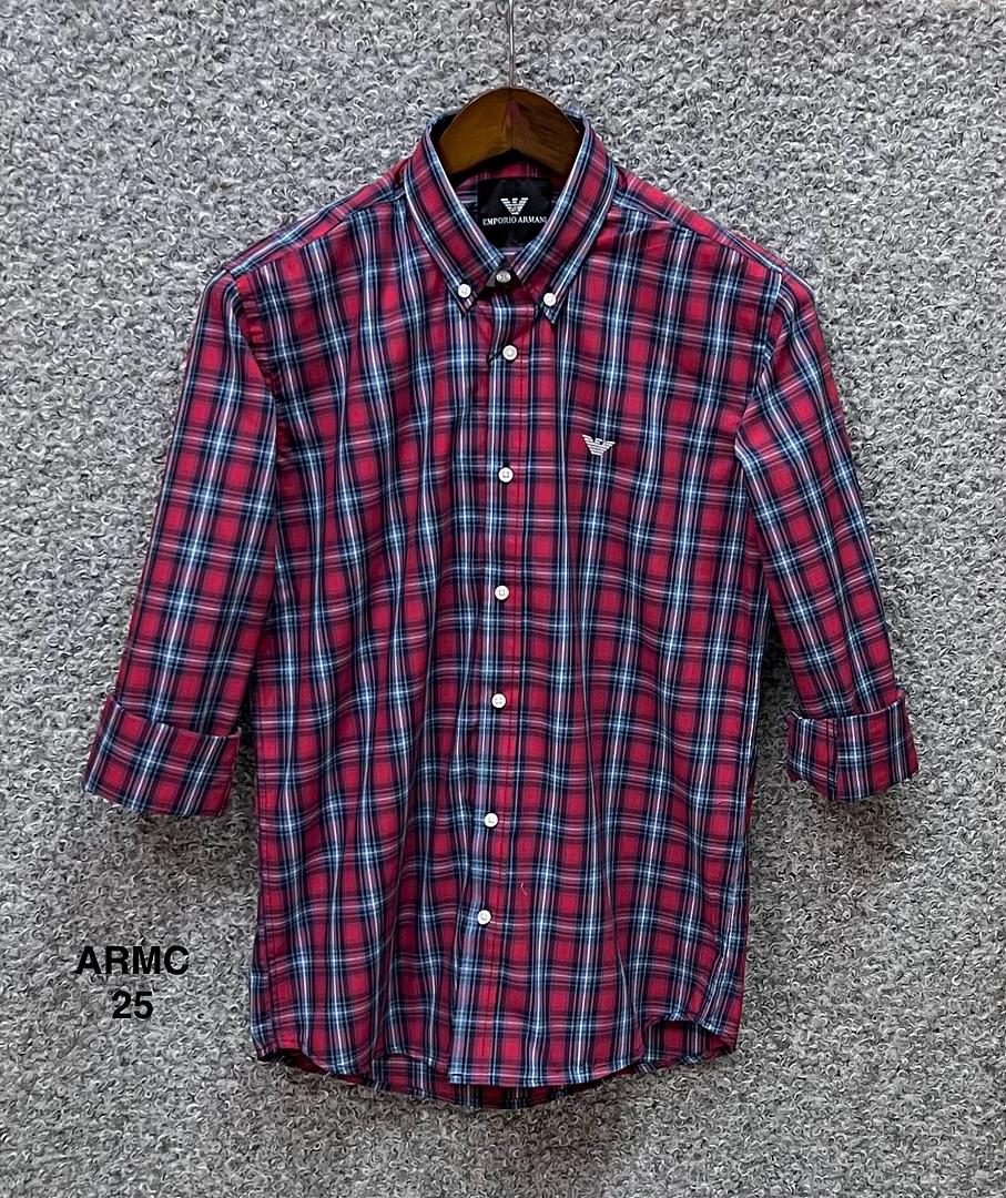 Picture of Armani Check Shirt 25