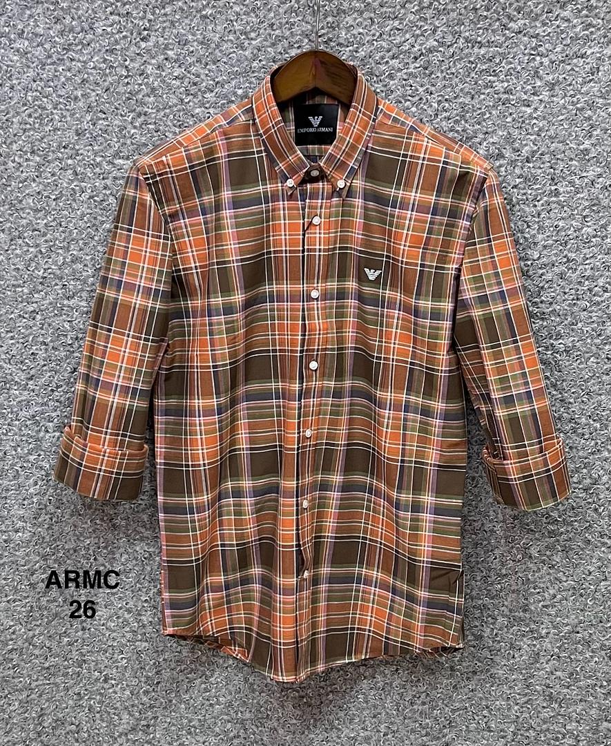 Picture of Armani Check Shirt 26