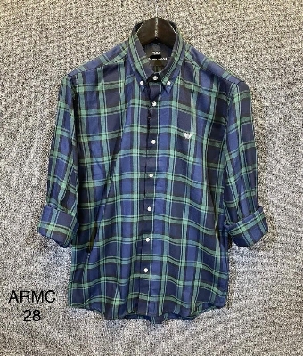 Picture of Armani Check Shirt 28