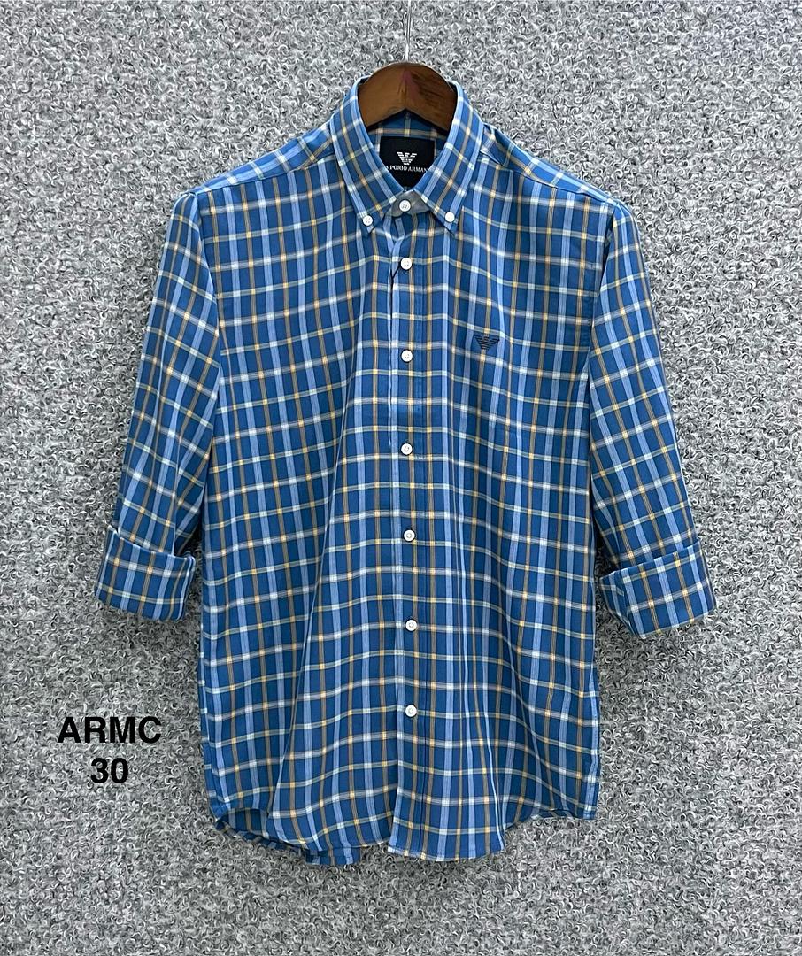 Picture of Armani Check Shirt 30