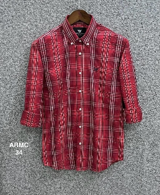 Picture of Armani Check Shirt 34
