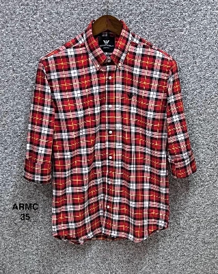 Picture of Armani Check Shirt 35