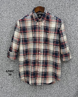Picture of Armani Check Shirt 38