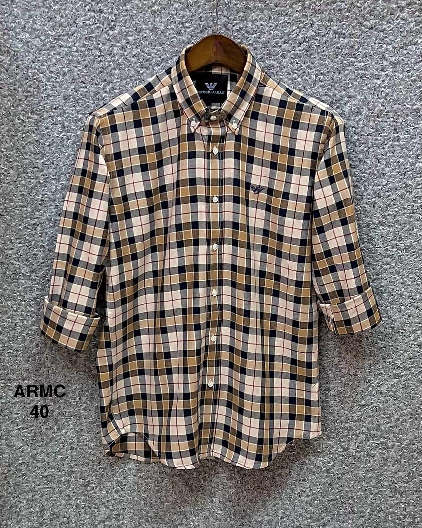 Picture of Armani Check Shirt 40