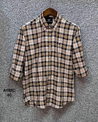 Picture of Armani Check Shirt 40