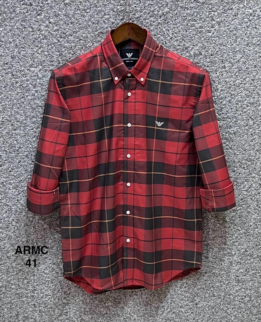 Picture of Armani Check Shirt 41