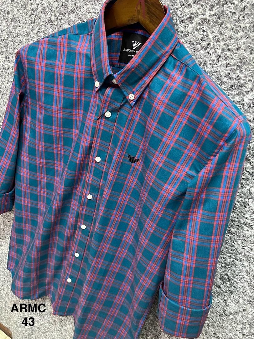 Picture of Armani Check Shirt 43