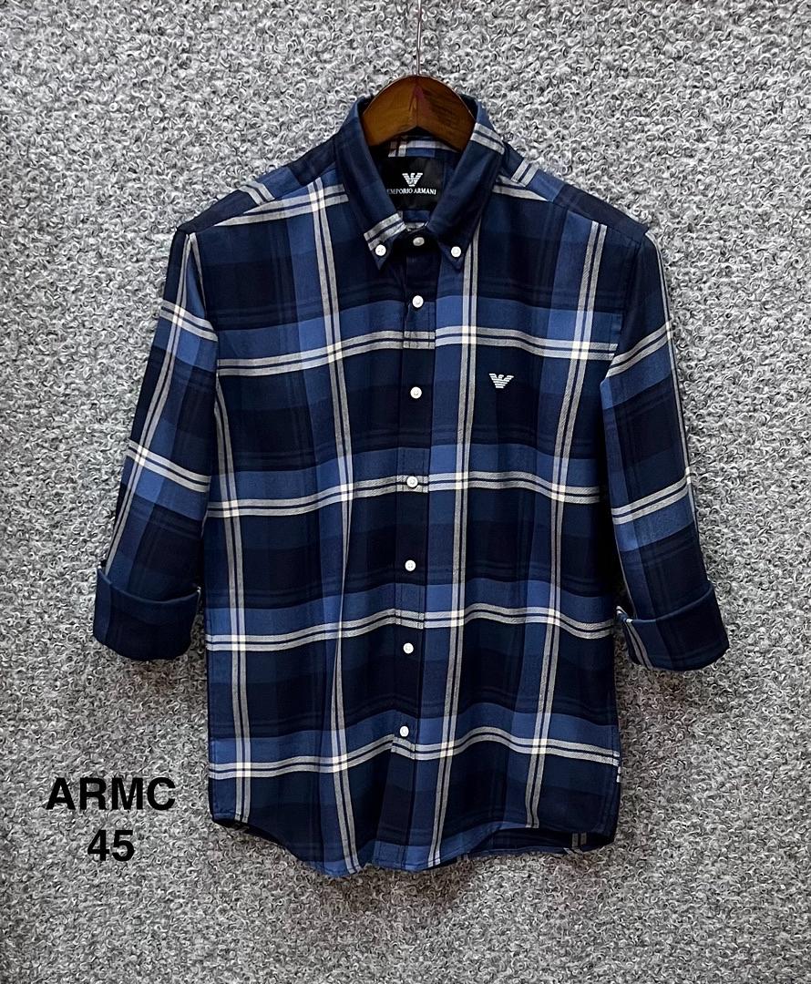 Picture of Armani Check Shirt 45
