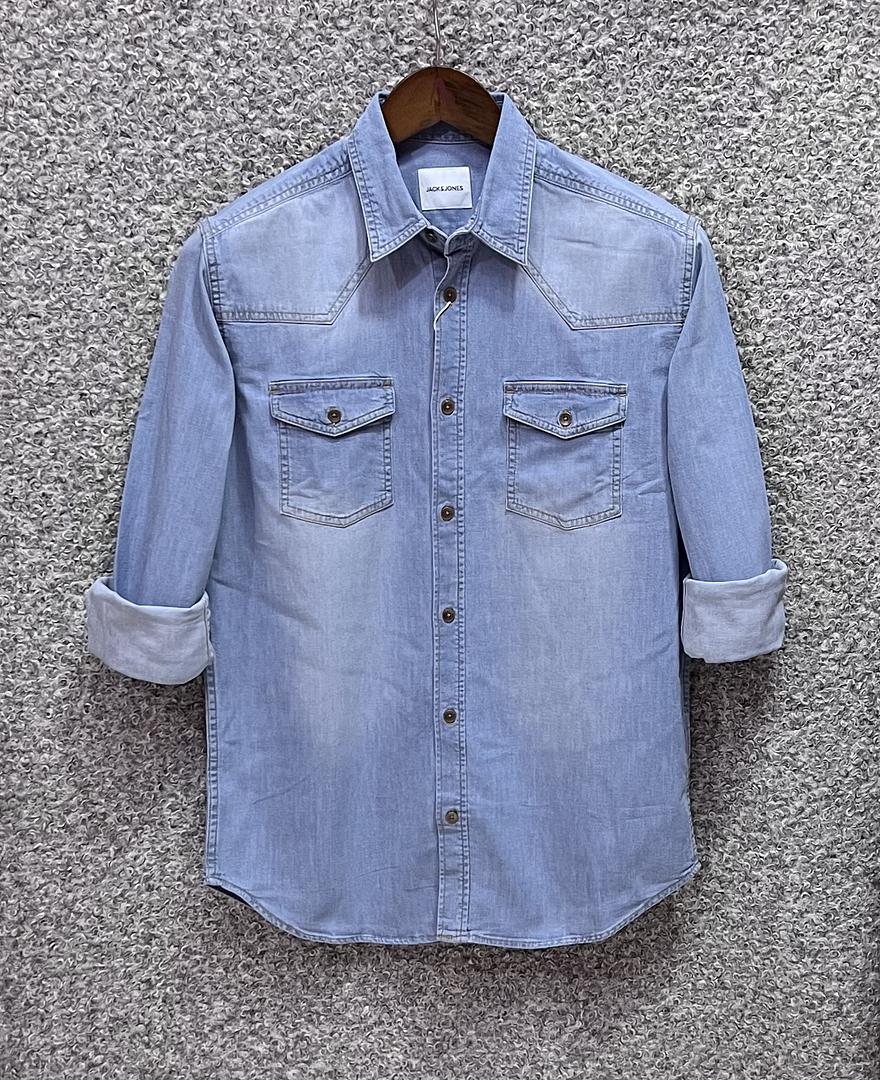 Picture of Denim Shirt Light Wash Full A
