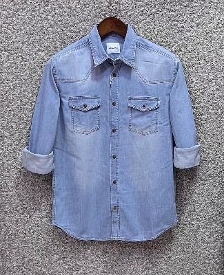 Picture of Denim Shirt Light Wash Full A