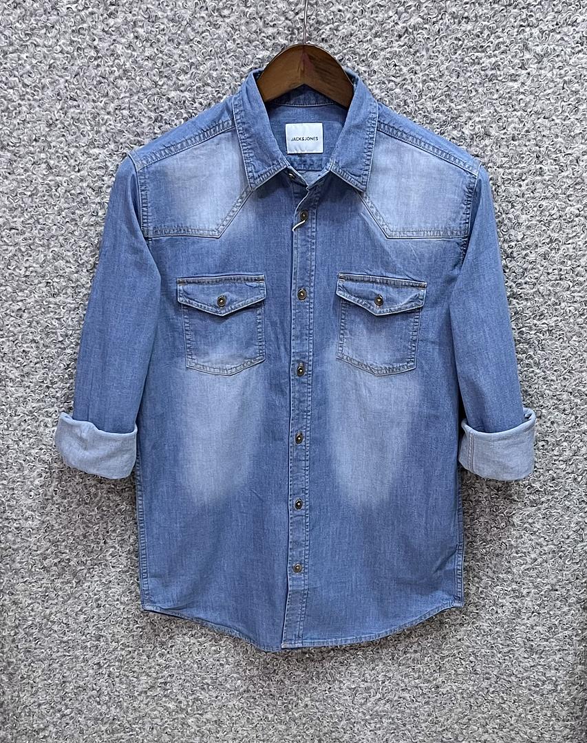 Picture of Denim Shirt Mid Wash Full C