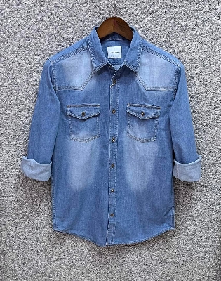 Picture of Denim Shirt Mid Wash Full C