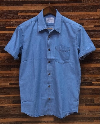 Picture of Half Sleeve Denim Shirt Light
