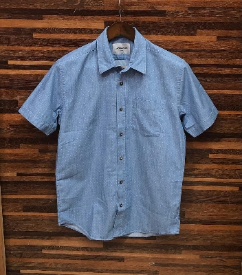 Picture of Half Sleeve Denim Shirt Print