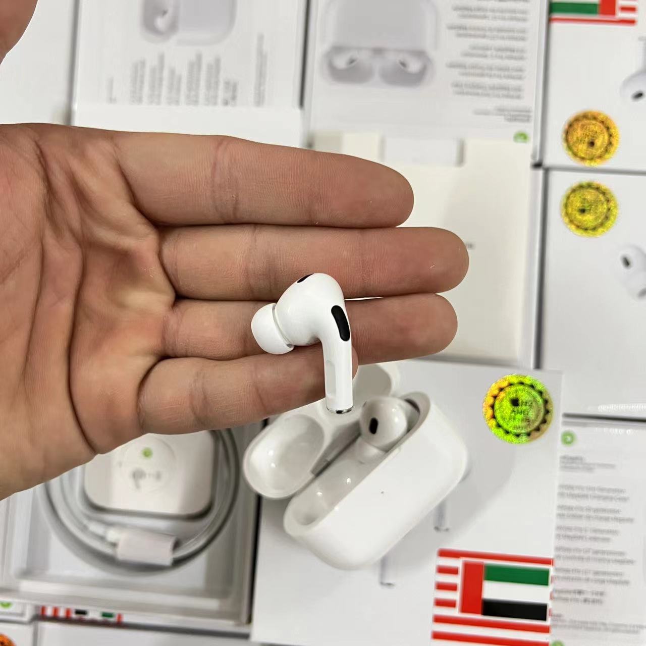 Picture of AirPods Pro 2nd Genaration MADE IN DUBAI Bluetooth Earbuds Ipx4 Waterproof In-Ear Earphone