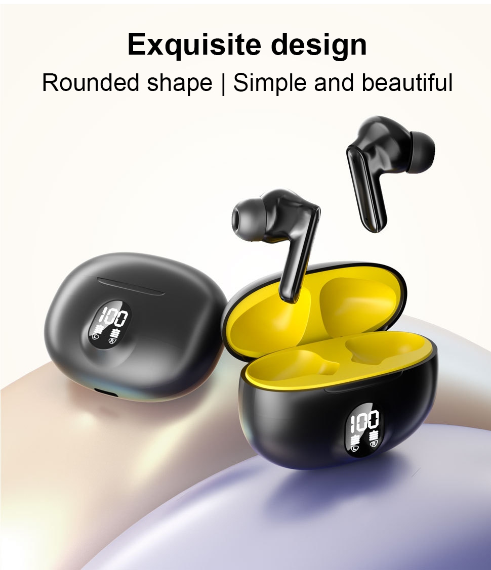 Picture of TWS Wireless Bluetooth Earbuds 5.3 LED Display, Touch Control, Stereo Sound, Long Battery, Noise Reduction Headphones for Android & iPhone‎