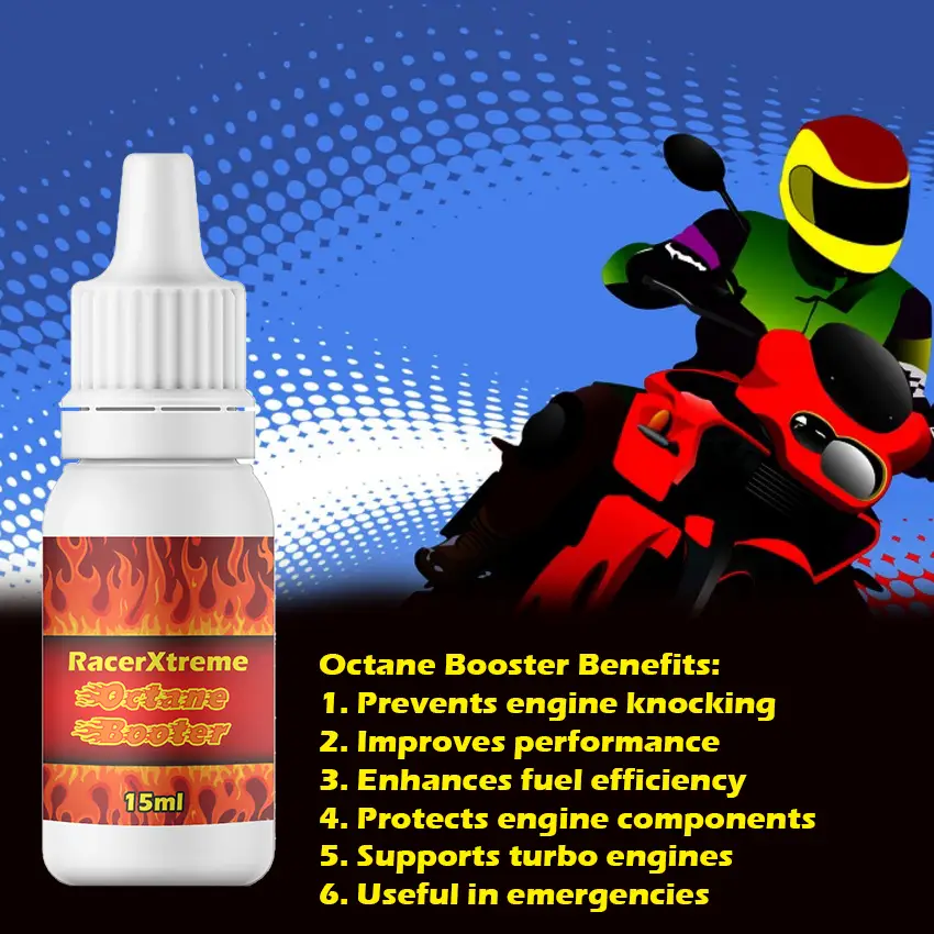 Picture of RacerXtreme High-Performance Octane Booster For CFMOTO 300SR 250SR 250NK R15 V3 GPX Demon– Increases Octane Rating, Boosts Engine Power, Prevents Knocking & Enhances Fuel Efficiency – Ideal for Bikes, Sports & Performance Engines