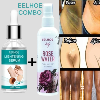 Picture of Combo Of EELHOE Lightening Serum And EELHOE Rose Water Mist And Moisturizer EELHOE Makes Brighter To Your Body And Posture Without Any Side Effect