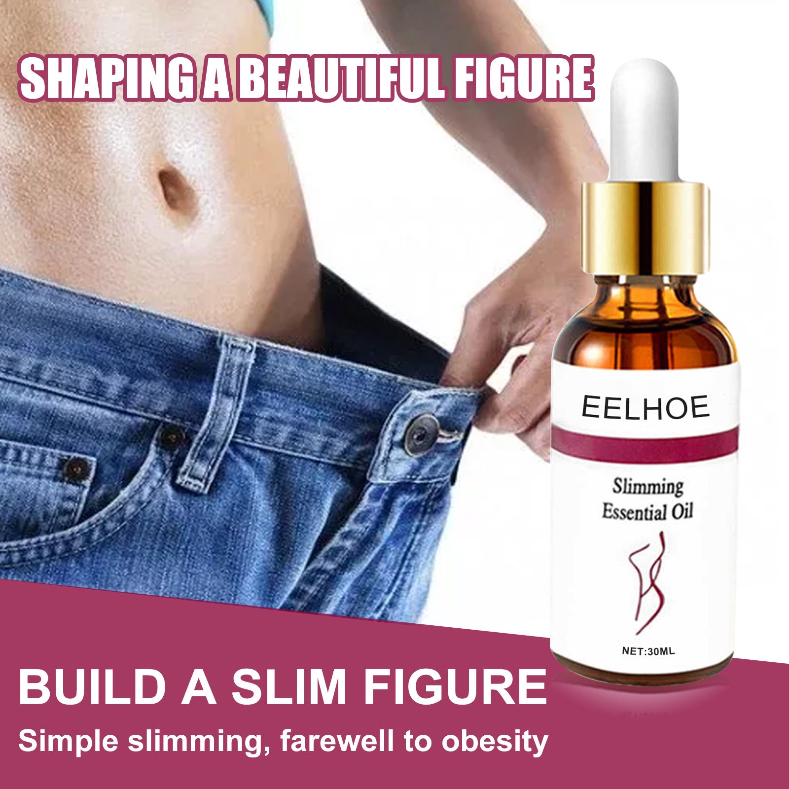 Picture of Eelhoe Slimming Fat Burning Spray Thin Body Fat Thin Waist Slimming Shaping Spray Big Belly Fat Burning Spray Eliminate 30ml
