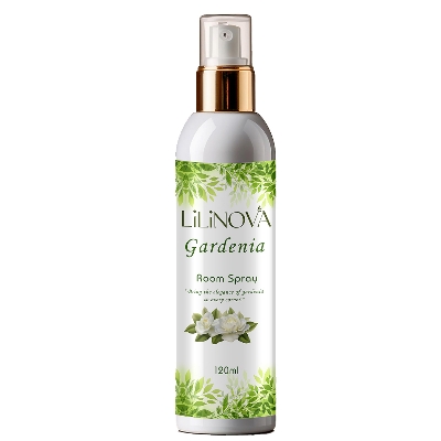 Picture of LiLiNOVA Gardenia Room Spray 120ML Air Freshener For Your Room Fabric Refresher Odor Eliminator Extra Strength + Unstopables , Fresh Scent