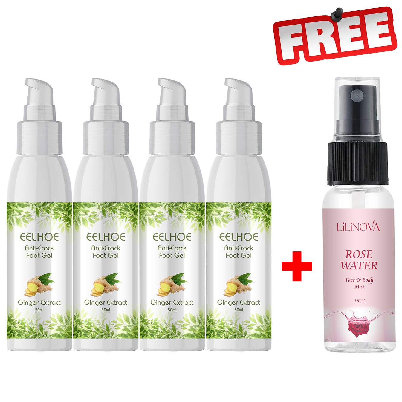 Picture of EELHOE Anti Crack Foot Hand Gel Ginger  Cuticles Care Anti-Drying Healing Crack Frost Mask Dead Skin Removal Deep Moisturizing Feet Crack Whitening Smooth Feet Care