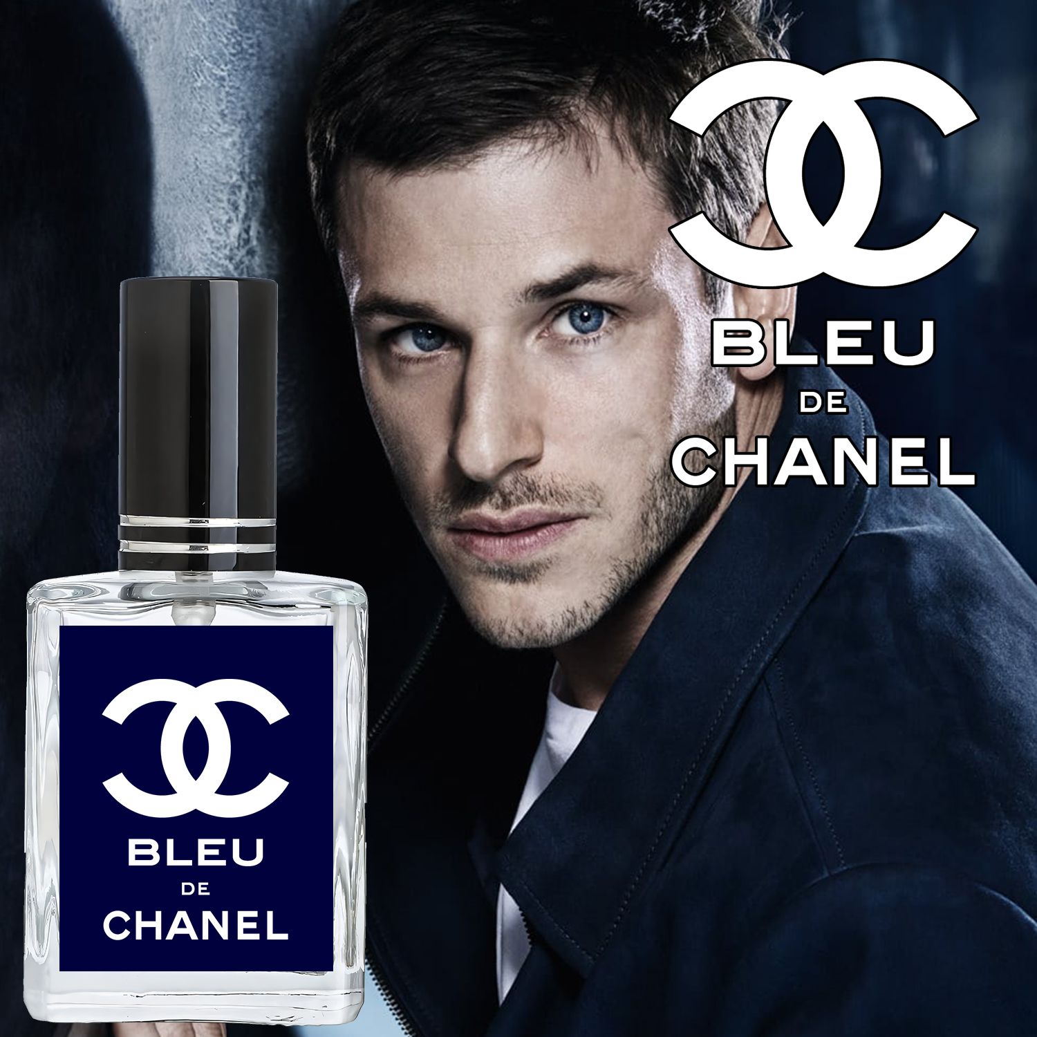 Picture of Bleu de Chanel Eau de Parfum - Deep Blue Fragrance Type Fresh, Woody, Citrus, Spicy, Fruity, Aquatic