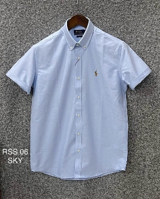 Picture of Ralph Lauren Short Sleeve Shirt 06 sky